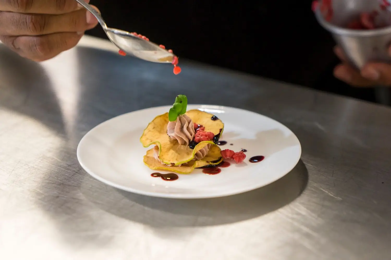 Exquisite chef-led dining presentation