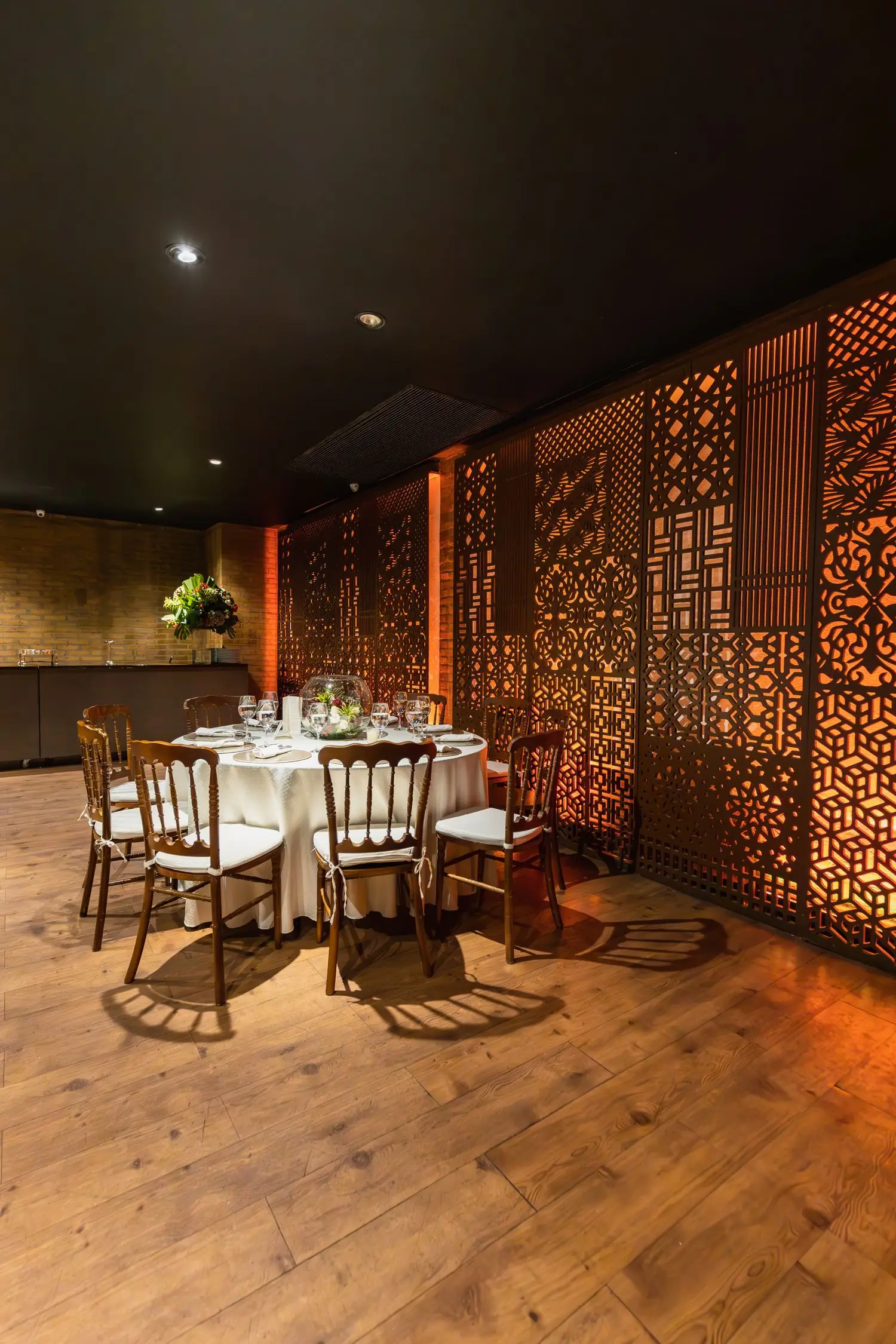 Elegant restaurant design