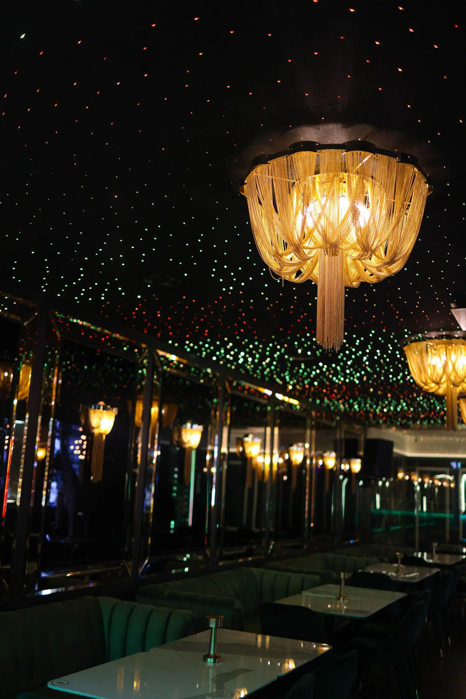 Sophisticated evening atmosphere