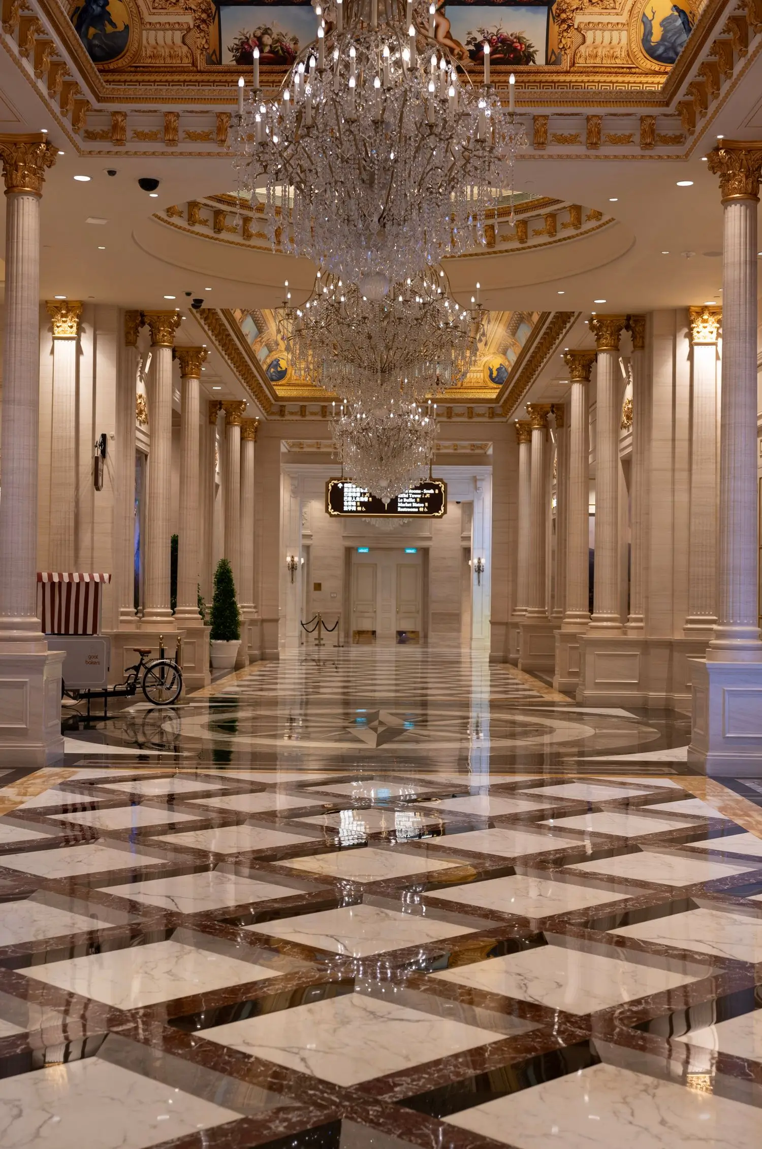 Opulent guest spaces