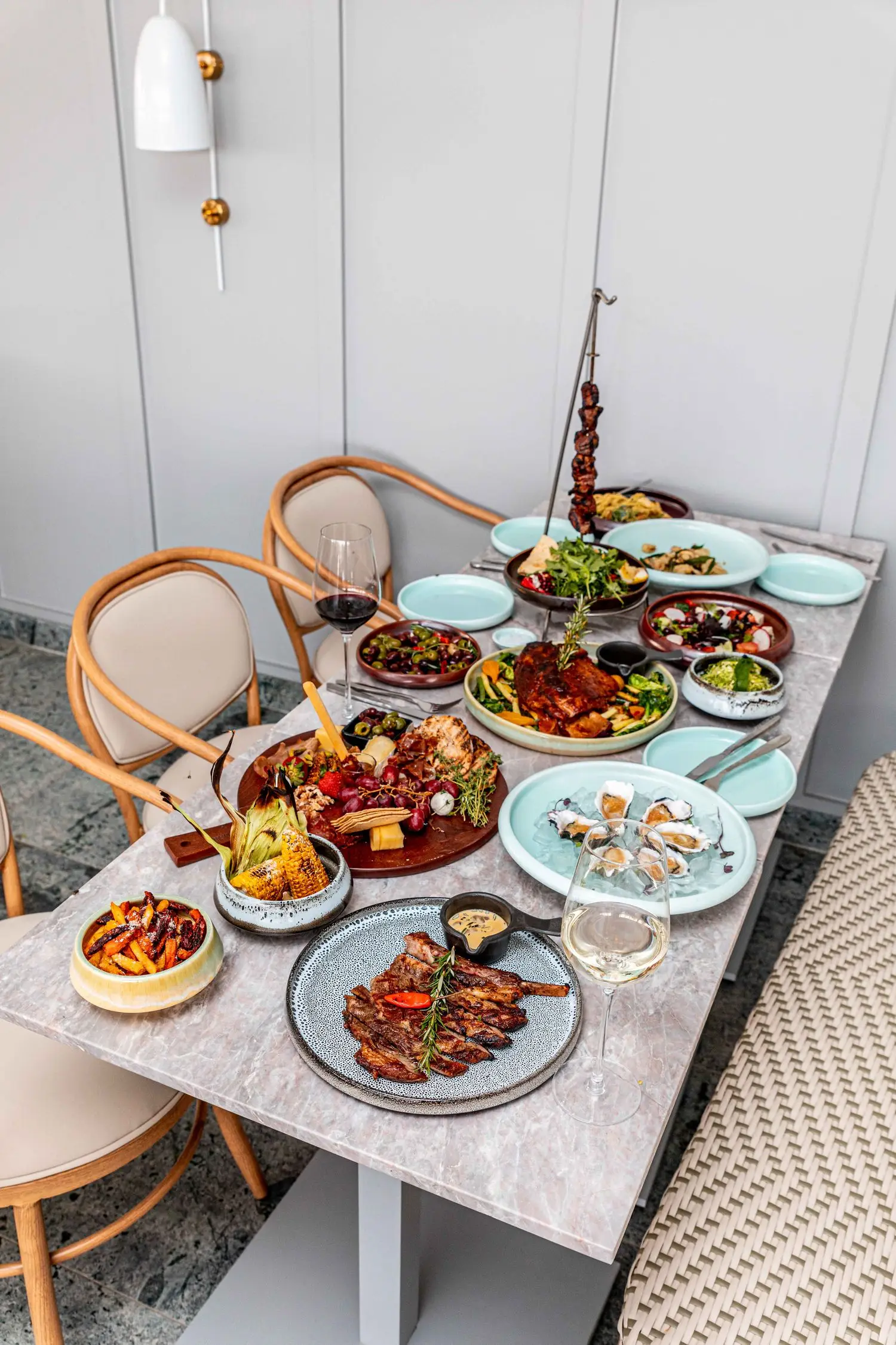 Chef-led seasonal menu
